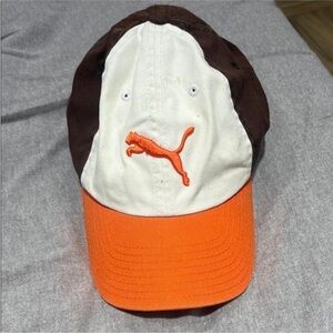 Puma Brown, White, and Orange Cap